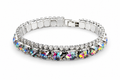 925 Sterling Silver Plated Crystal Bracelet – Crystal AB